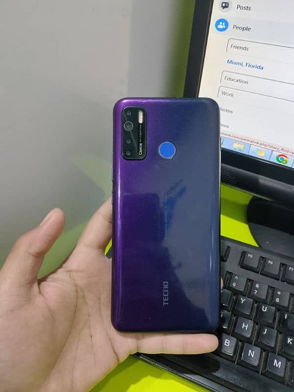 Tecno camon 15 4/128gb aprove 2