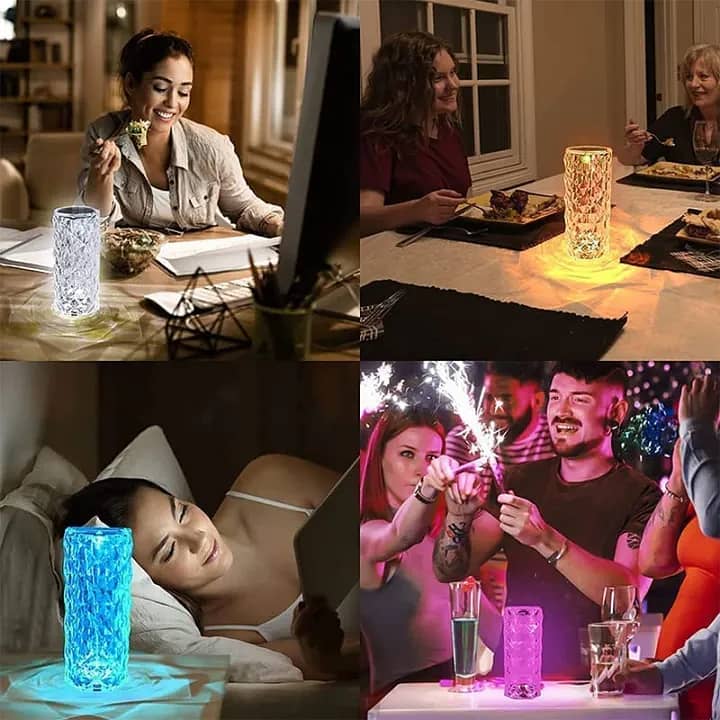 Crystal Table Night Lamp with 50% off 3