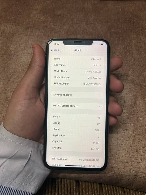 iPhone XsMax non pta 64gb 6