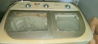 sg washing machine neat and clean condition both side working perfect