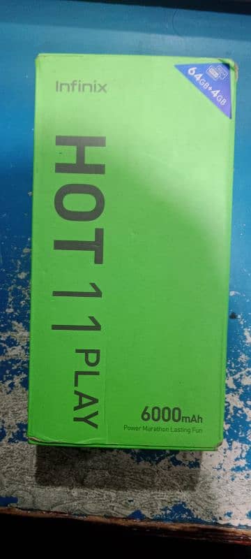 Hot 11 Play 4+3 Ram 64Gb rom 2