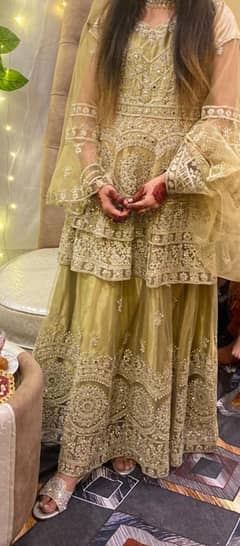 Engagement/walima  beautiful dress in very reasonable price