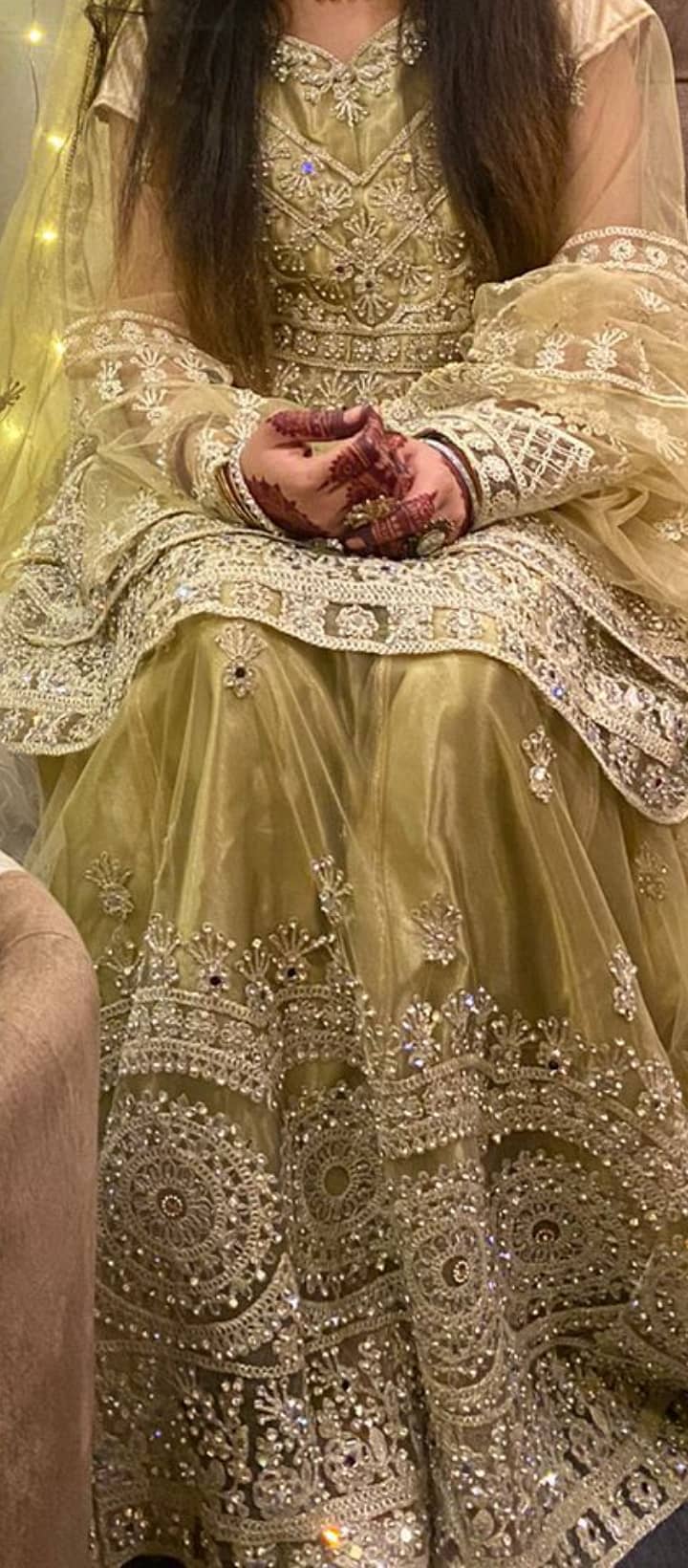 Engagement/walima  beautiful dress in very reasonable price 1