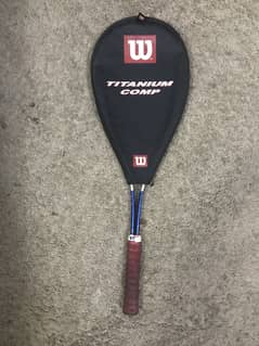 wilson titanium squash racket