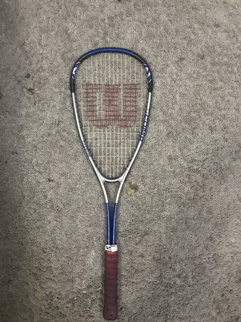 wilson titanium squash racket 1