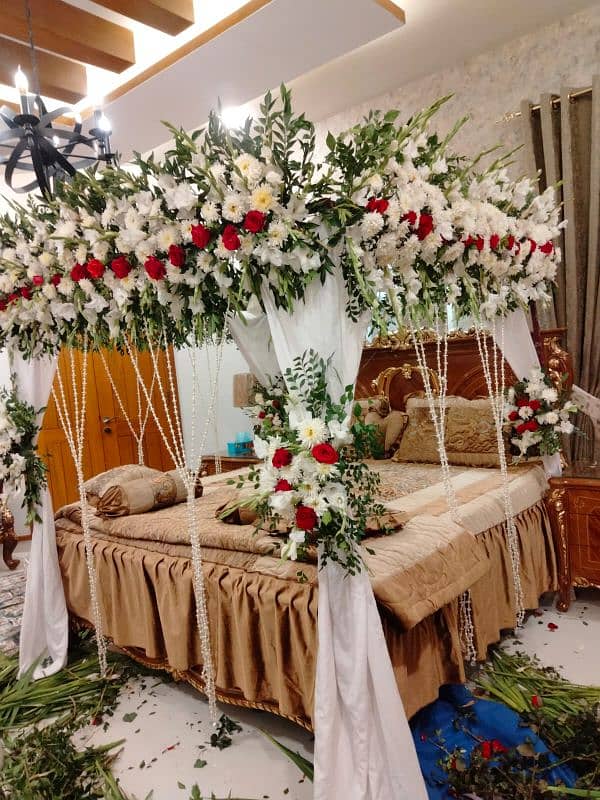 flower decoration service fresh & artificial wedding event room decor 0