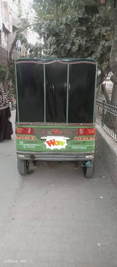 new Asia green auto rickhaw