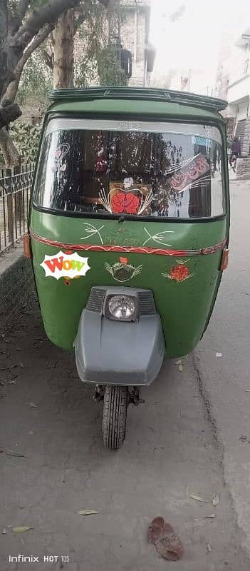 new Asia green auto rickhaw 1