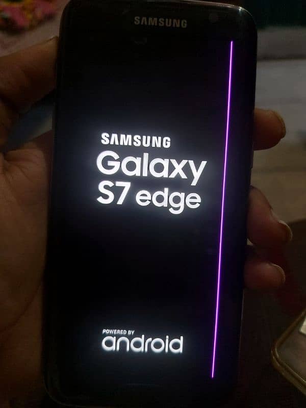 Samsung S7edge Black Colour  Single Sim Memory Card Option 5