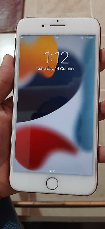 iphone7plus Red Bypass Hy Battrey change 128gb confition 10/9 fingr ok 1