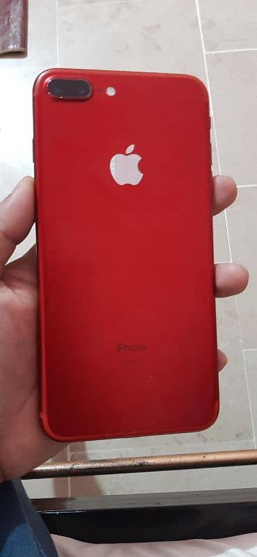 iphone7plus Red Bypass Hy Battrey change 128gb confition 10/9 fingr ok 7