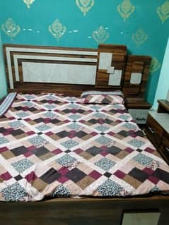 new furniture only 2 months used with matress urgent sale