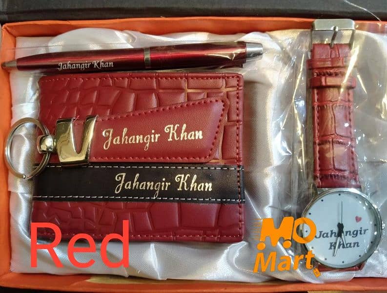 customized wallet, watch and key chain 1