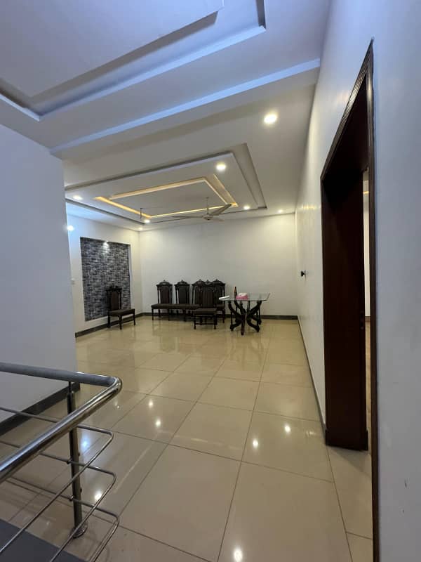 Brand New luxury upper portion for rent in Mohsin villas near pak turk school 17