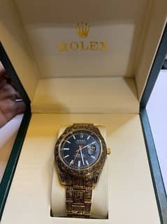 Rolex Golden Watch (With Rolex box & Bag)