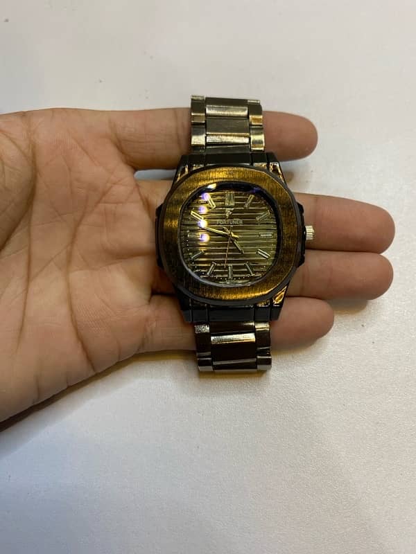 Black Patek Fortuner Watch 1