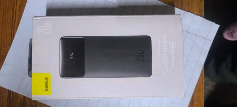 Baseus Power Bank 20,000 Mah ,just Box opened 3