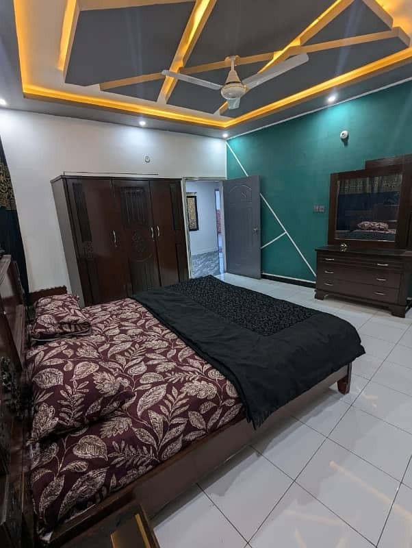 Fully Furnished Upper Portion For Rent on Short term and long term Sunley Bungalows 14