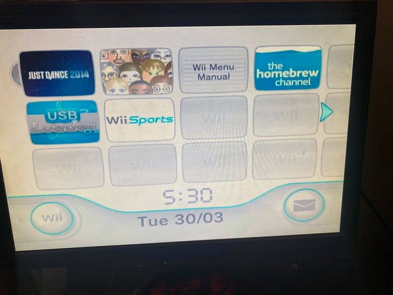 Jailbroken Nintendo Wii mini 1