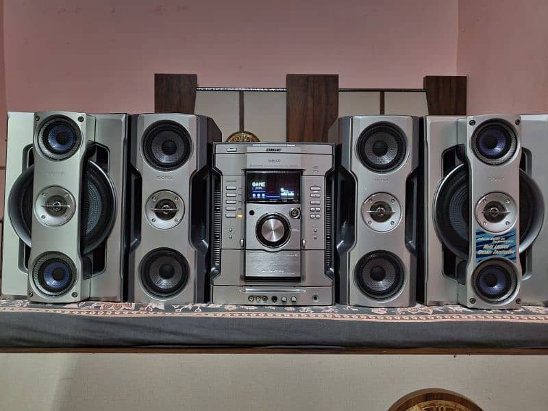 sony sound system speakers new condition 0