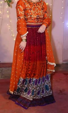 Mehndi Dress lehnga Choli.