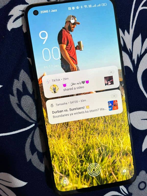 oppo reno 6 with complete box screen finger 0