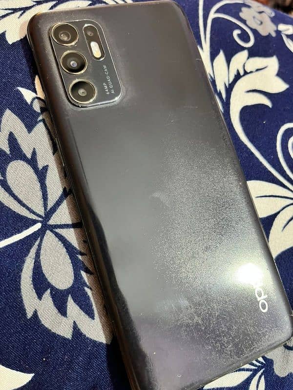 oppo reno 6 with complete box screen finger 2