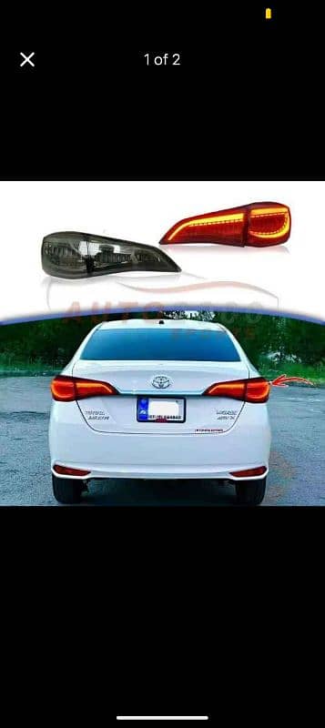 Toyota Yaris back tail light lava style 2020-24 1