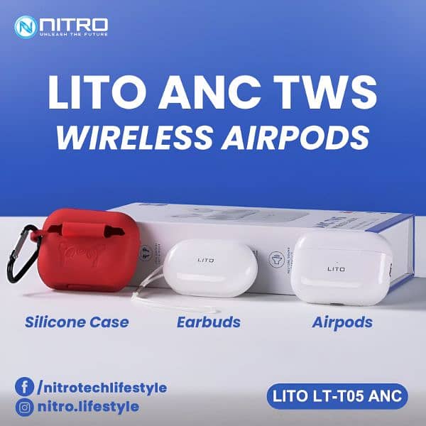 LITO LT-T05 ANC TWS WIRELESS AIRPODS 1