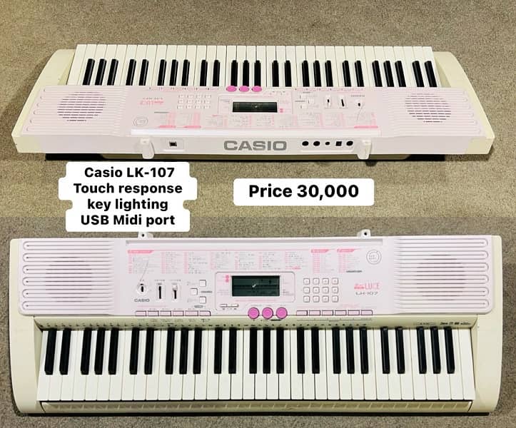 Casio keyboard CTK-810 Midi Usb Port Yamaha, Korg, Roland, Piano 2