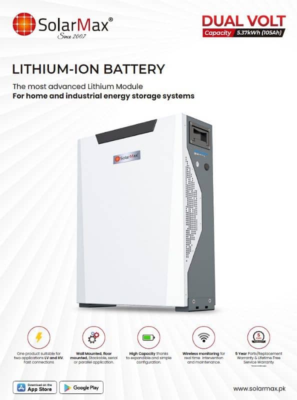 Solar max Lithium ion battery 0