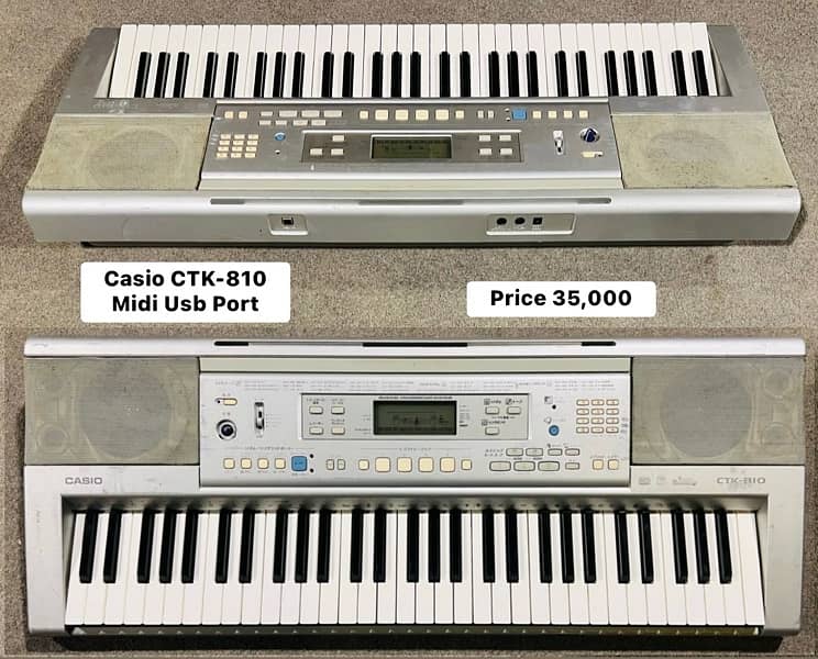 Casio Lk-58 Keyboard Touch Response Keys lighting. Yamaha Roland Korg 2