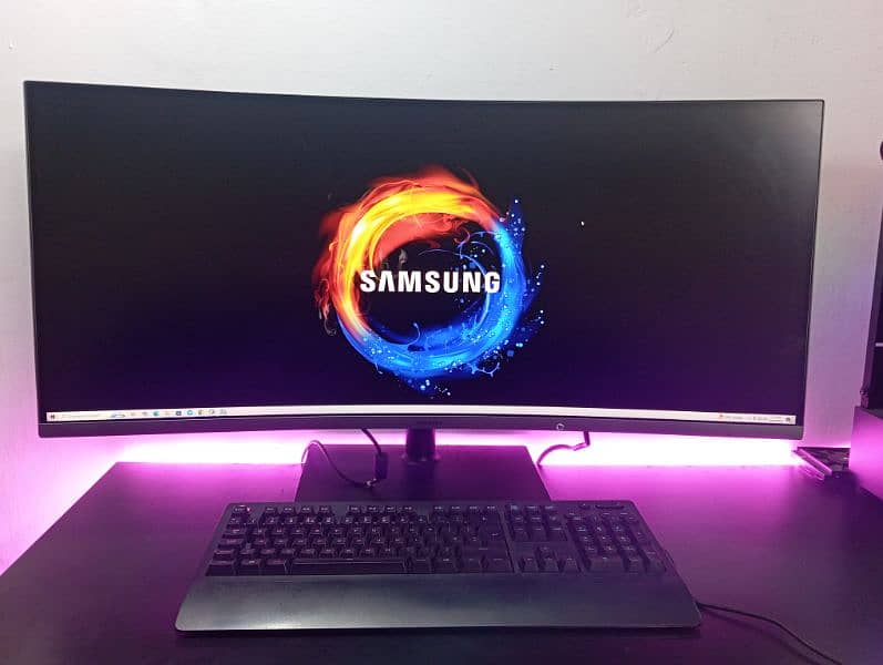 Samsung C34H890 34"inch 100Hz 4k Ultra Wide Curved Gaming Monitor 0