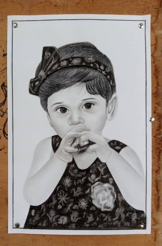 Realistic pencil sketching / Drawing Art 1