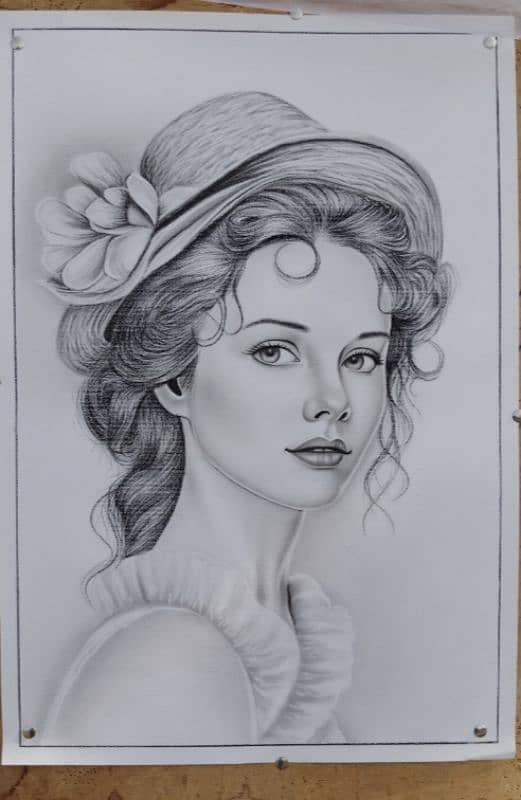 Realistic pencil sketching / Drawing Art 5