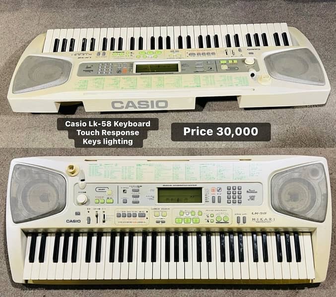 Yamaha PSR E353 keyboard. We have Roland Korg Casio Digital Piano 1