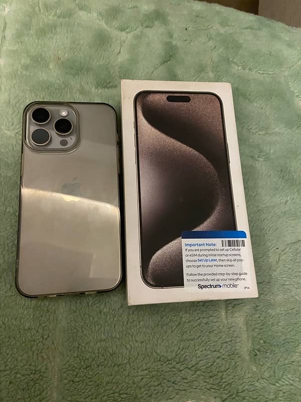 Iphone 15 Pro Max JV natural titanium 256Gb 0