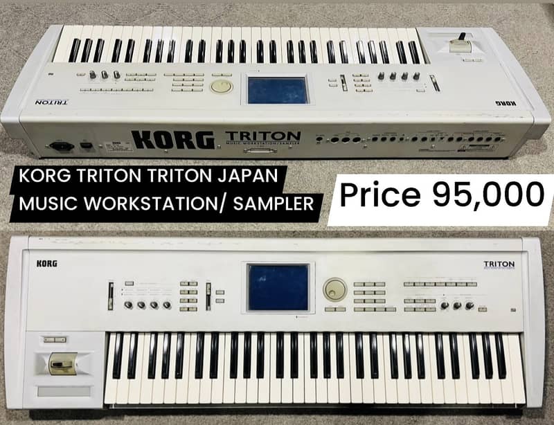 KORG TRITON TRITON JAPAN MUSIC WORKSTATION/ SAMPLER Roland Yamaha Casi 0