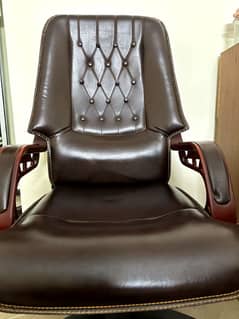 Brown raxene office chair