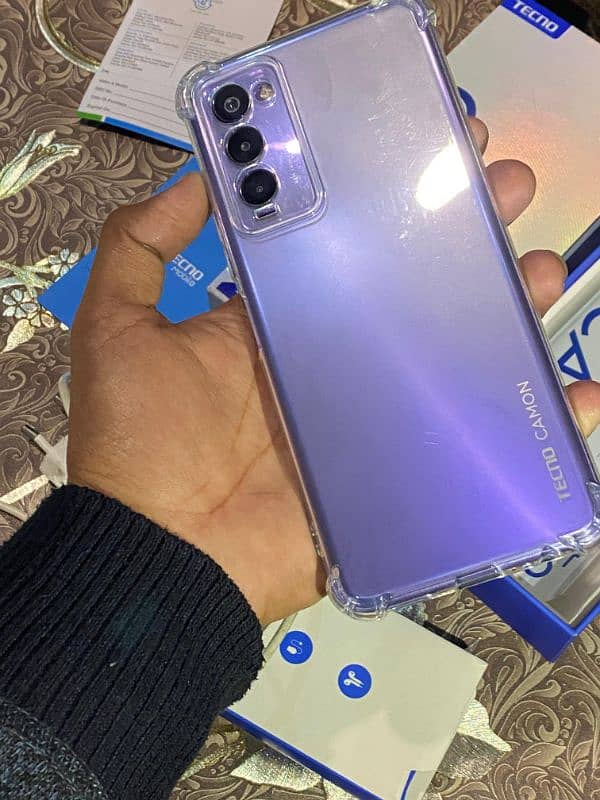 Tecno Camon 18T 128Gb With org Box&Charger 4