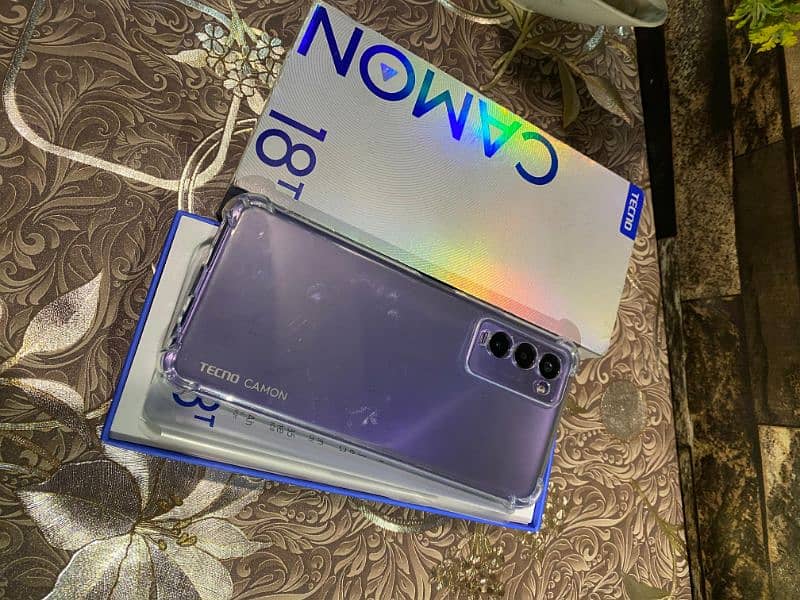 Tecno Camon 18T 128Gb With org Box&Charger 9