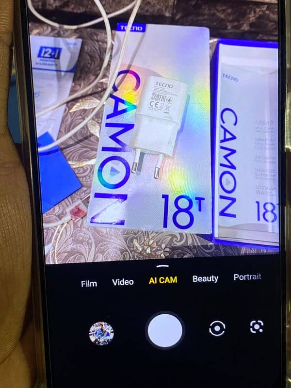 Tecno Camon 18T 128Gb With org Box&Charger 11