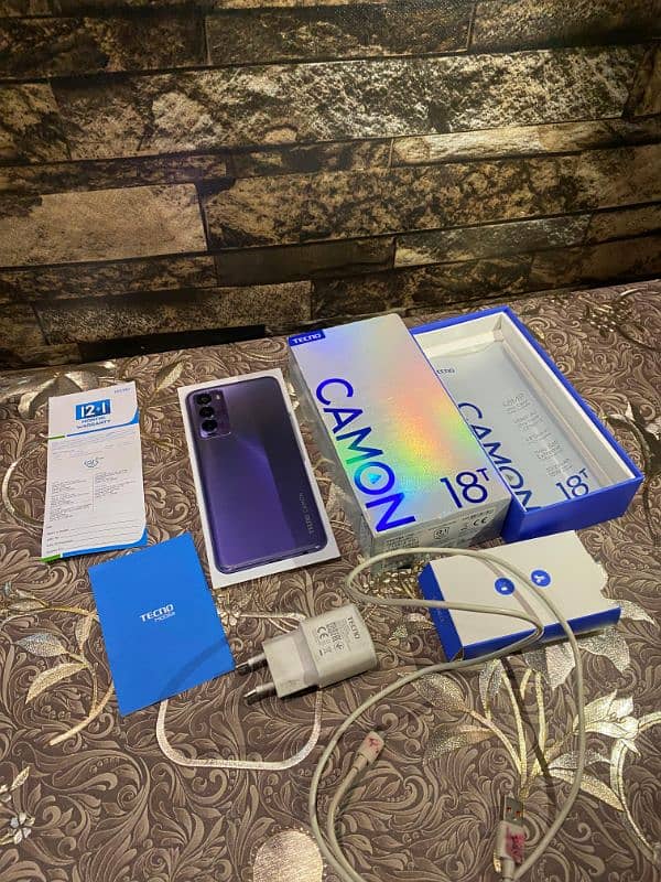 Tecno Camon 18T 128Gb With org Box&Charger 13