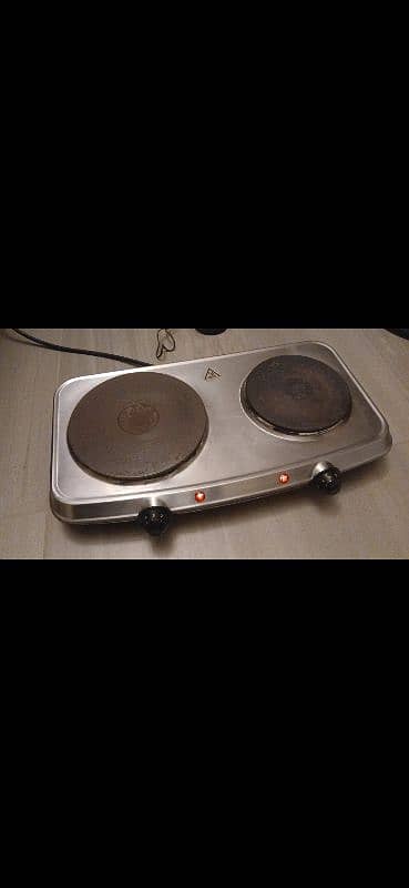 Russell Hobbs Electrical Hot plate 2 burner stove 1500 watts 4