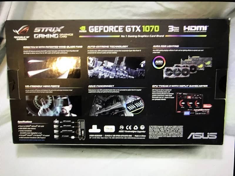 ASUS ROG Strix GTX 1070 8GB 5