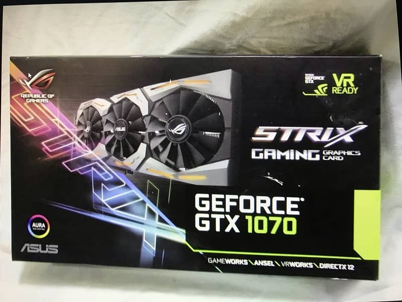 ASUS ROG Strix GTX 1070 8GB 7