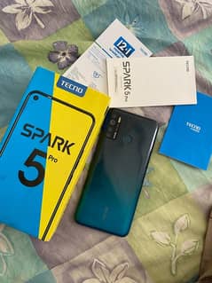 tacno spark 5pro 4/64gb 5000mh battery with box