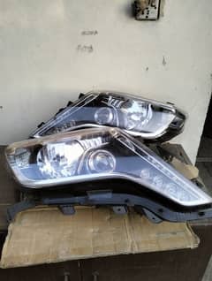 land cruiser prado projector led front headlights genuine lights 2014