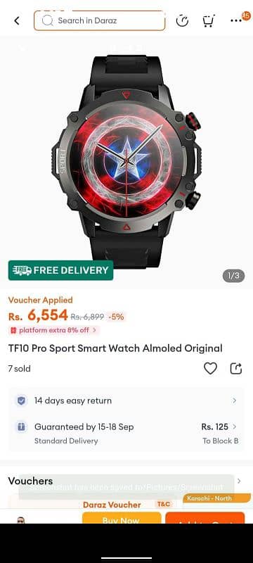 TF10 pro Smartwatch ip67 waterproof. 6