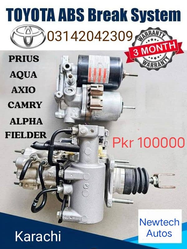 Aqua & Prius Abs Unit in cheap rates karachi 0